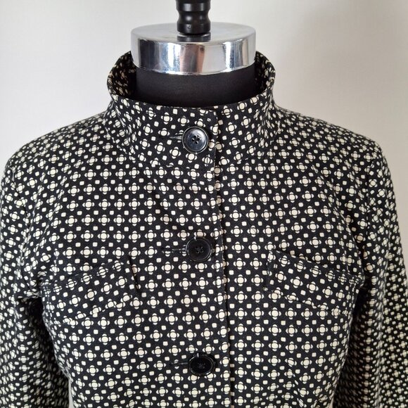 Womens MEXX Cropped Jacket Womens Sz 40 (S-M) Small Print Smart Office - Picture 9 of 16